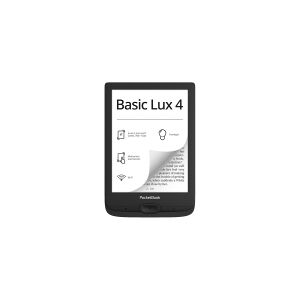 PocketBook Basic Lux 4 - eBook læser - Linux 3.10.65 - 8 GB - 6 16 gråniveauer (4-bit) E Ink Carta (758 x 1024) - touch screen - microSD indgang - Wi-Fi - sort