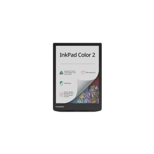 PocketBook InkPad Color 2 - eBook læser - Linux 4.9.56 - 32 GB - 7.8 16 gråniveauer (4-bit) E Ink Kaleido Plus - touch screen - Bluetooth, Wi-Fi - sølv