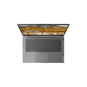 Lenovo IdeaPad 3 14ALC6 82KT - 180° hængselsdesign - AMD Ryzen 5 - 5500U / op til 4 GHz - Win 11 Home - Radeon Graphics - 12 GB RAM - 512 GB SSD NVMe - 14 IPS 1920 x 1080 (Full HD) - Wi-Fi 6 - polar-grå - kbd: Nordisk