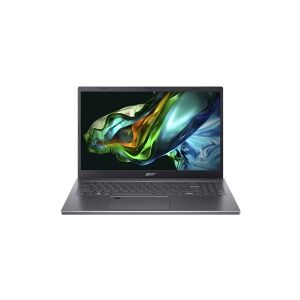 Acer Aspire 5 15 A515-58M - Intel Core i3 - i3-1315U / op til 4.5 GHz - Win 11 Home - UHD Graphics - 8 GB RAM - 512 GB SSD - 15.6 IPS 1920 x 1080 (Full HD) - Wi-Fi 6E - stålgrå - kbd: Nordisk