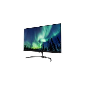 Philips E-line 276E8VJSB - 4K Ultra HD LCD-monitor - 27 - 3840 x 2160 4K @ 60 Hz - IPS - 350 cd/m² - 1000:1 - 5 ms - 2xHDMI, DisplayPort - skinnende pistolmetalsort - *Fixed stand = No VESA mount!*