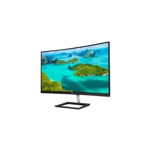 Philips E-line 322E1C - LED-baggrundsbelyst LCD-skærm - 32 (31.5 til at se) - 1920 x 1080 Full HD (1080p) - VA - 250 cd/m² - 3000:1 - 4 ms - HDMI, VGA, DisplayPort - sort med tekstur