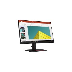 Lenovo ThinkVision P24q-20 - LED-skærm - 24 (23.8 til at se) - 2560 x 1440 WQHD - IPS - 300 cd/m² - 1000:1 - 4 ms - HDMI, DisplayPort - ravnsort - Campus