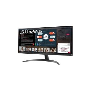 LG Electronics LG 29WP500-B - LED-skærm - 29 - 2560 x 1080 UWFHD @ 75 Hz - IPS - 250 cd/m² - 1000:1 - HDR10 - 5 ms - 2xHDMI