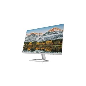 HP M27fw - LED-skærm - 27 - 1920 x 1080 Full HD (1080p) @ 75 Hz - IPS - 300 cd/m² - 1000:1 - 5 ms - 2xHDMI, VGA - sølv, hvidt hoved