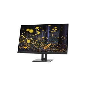 Lenovo ThinkVision E27q-20 - LED-skærm - 27 - 2560 x 1440 QHD @ 75 Hz - IPS - 350 cd/m² - 1000:1 - 4 ms - HDMI, DisplayPort - højtalere - ravnsort - for ThinkCentre neo 70t 11YU  ThinkPad P15 Gen 2 20YQ