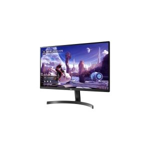 LG Electronics LG 27QN600-B - LED-skærm - 27 - 2560 x 1440 QHD @ 75 Hz - IPS - 350 cd/m² - 1000:1 - HDR10 - 5 ms - 2xHDMI, DisplayPort - sort struktur