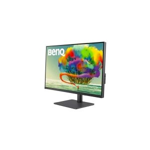 BenQ DesignVue PD3205U - PD Series - LED-skærm - 32 - 3840 x 2160 4K @ 60 Hz - IPS - 250 cd/m² - 1000:1 - HDR10 - 5 ms - HDMI, DisplayPort, USB-C - højtalere