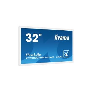 iiyama ProLite TF3239MSC-w1AG - 32 Diagonal klasse (31.5 til at se) LED-bagbelyst LCD paneldisplay - interaktiv digital skiltning - med berøringsskærm 1920 x 1080 - kantbelyst - hvidmatteret