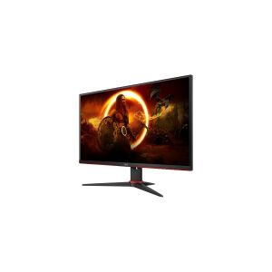 AOC Gaming Q27G2E/BK - G2 Series - LED-skærm - gaming - 27 - 2560 x 1440 QHD @ 155 Hz - VA - 250 cd/m² - 3000:1 - 1 ms - 2xHDMI, DisplayPort - sort, rød