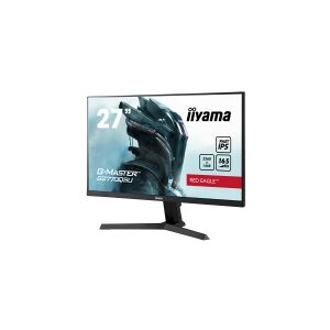 iiyama G-MASTER Red Eagle G2770QSU-B1 - LED-skærm - 27 - 2560 x 1440 WQHD @ 165 Hz - Fast IPS - 400 cd/m² - 1000:1 - HDR400 - 0.5 ms - HDMI, DisplayPort - højtalere - mat sort