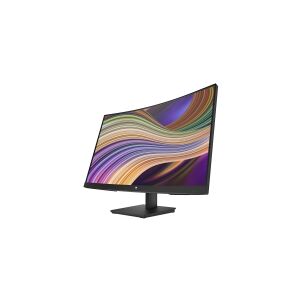 HP V27c G5 - V Series - LED-skærm - kurvet - 27 - 1920 x 1080 Full HD (1080p) @ 75 Hz - VA - 300 cd/m² - 3000:1 - 5 ms - HDMI, DisplayPort - højtalere - sort - med HP 2 års Pickup and Return Service for Consumer Monitors