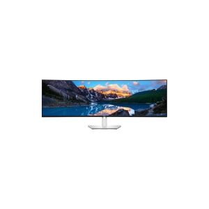 Dell UltraSharp U4924DW - LED-skærm - kurvet - 49 - 5120 x 1440 5K Dual QHD @ 60 Hz - IPS Black - 350 cd/m² - 2000:1 - 5 ms - 2xHDMI, DisplayPort, USB-C - højtalere - med 3 years Basic Hardware Service with Advanced Exchange