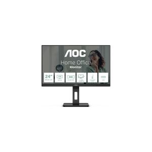 AOC 24P3CV, 60,5 cm (23.8), 1920 x 1080 pixel, Fuld HD, LED, 4 ms, Sort