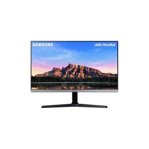 Samsung U28R550UQP - UR55 Series - LED-skærm - 28 - 3840 x 2160 4K @ 60 Hz - IPS - 300 cd/m² - 1000:1 - HDR10 - 4 ms - 2xHDMI, DisplayPort - mørkeblå/gå