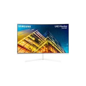 Samsung U32R591CWP - UR59C Series - LED-skærm - kurvet - 32 (31.5 til at se) - 3840 x 2160 4K @ 60 Hz - VA - 250 cd/m² - 2500:1 - 4 ms - HDMI, DisplayPort - hvid