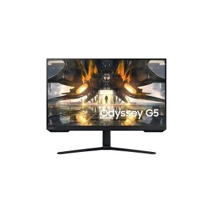 Samsung Odyssey G5 S27AG500PP - G50A Series - LED-skærm - gaming - 27 - 2560 x 1440 QHD @ 165 Hz - IPS - 350 cd/m² - 1000:1 - HDR10 - 1 ms - HDMI, DisplayPort - sort