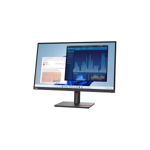 Lenovo ThinkVision T27p-30 - LED-skærm - 27 - 3840 x 2160 4K @ 60 Hz - IPS - 350 cd/m² - 1300:1 - 4 ms - HDMI, DisplayPort, USB-C - sort - Campus - for ThinkPad P15 Gen 2 20YQ