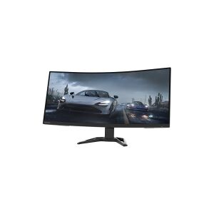 Lenovo G34w-30 - LED-skærm - kurvet - 34 - 3440 x 1440 UWQHD @ 165 Hz - VA - 350 cd/m² - 2500:1 - 0.5 ms - 2xHDMI, DisplayPort - højtalere - rave-sort