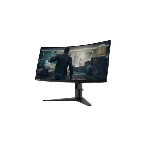 Lenovo G34w-10 - LED-skærm - kurvet - 34 - 3440 x 1440 @ 144 Hz - VA - 350 cd/m² - 3000:1 - 4 ms - HDMI, DisplayPort - sort