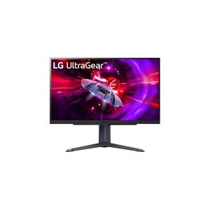 LG Electronics LG UltraGear 27GR75Q-B - GR75Q Series - LED-skærm - 27 - 2560 x 1440 QHD @ 165 Hz - IPS - 300 cd/m² - 1000:1 - HDR10 - 1 ms - 2xHDMI, DisplayPort - sort, lilla