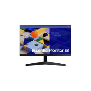 Samsung S24C312EAU - S31C Series - LED-skærm - 24 - 1920 x 1080 Full HD (1080p) @ 75 Hz - IPS - 250 cd/m² - 1000:1 - 5 ms - HDMI, VGA - sort