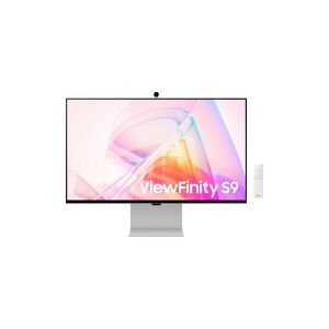 Samsung ViewFinity S9 S27C902PAU - S90PC Series - LED-skærm - Smart - 27 - 5120 x 2880 5K @ 60 Hz - IPS - 600 cd/m² - 1000:1 - 5 ms - Mini DisplayPort, Thunderbolt 4 - højtalere - sølv, metalsølv