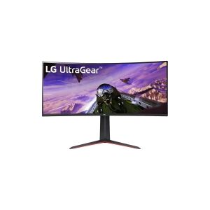 LG Electronics LG UltraGear 34GP63AP-B - LED-skærm - kurvet - 34 - 3440 x 1440 UWQHD @ 160 Hz - VA - 300 cd/m² - 3000:1 - HDR10 - 1 ms - 2xHDMI, DisplayPort - højtalere