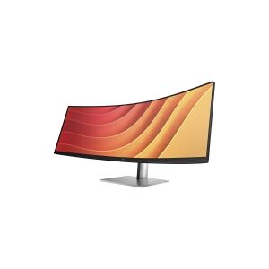 HP E45c G5 - E-Series - LED-skærm - kurvet - 44.5 - 5120 x 1440 Dual Quad HD @ 165 Hz - VA - 400 cd/m² - 3000:1 - 3 ms - HDMI, DisplayPort, USB-C - højtalere - sort hoved, sort og sølv (stander)