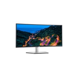 Dell UltraSharp U3423WE - LED-skærm - kurvet - 34.14 - 3440 x 1440 WQHD @ 60 Hz - IPS Black - 300 cd/m² - 2000:1 - 5 ms - 2xHDMI, DisplayPort, USB-C - højtalere - platinsølv - med 3 års Advanced Exchange Service og Premium Panel Guarantee