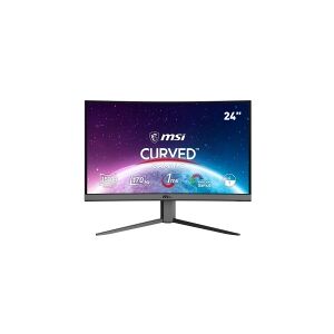 MSI G24C4 E2 - LED-skærm - gaming - kurvet - 24 (23.6 til at se) - 1920 x 1080 Full HD (1080p) @ 170 Hz - VA - 250 cd/m² - 3000:1 - 1 ms - 2xHDMI, DisplayPort