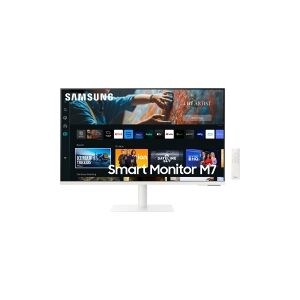 Samsung S32CM703UU - M70C Series - LED-skærm - Smart - 32 - 3840 x 2160 4K @ 60 Hz - VA - 300 cd/m² - 3000:1 - HDR10 - 4 ms - HDMI, USB-C - højtalere - varm hvid