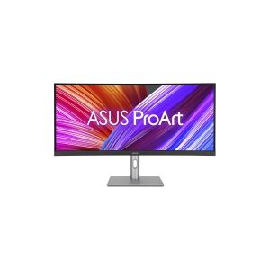 ASUS ProArt PA34VCNV - LED-skærm - kurvet - 34.1 - 3440 x 1440 UWQHD @ 60 Hz - IPS - 300 cd/m² - 1000:1 - HDR10 - 5 ms - 2xHDMI, 2xDisplayPort, USB-C - højtalere - sort