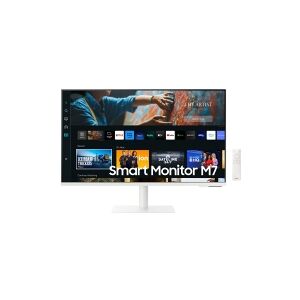 Samsung S27CM703UU - M70C Series - LED-skærm - Smart - 27 - 3840 x 2160 4K @ 60 Hz - VA - 300 cd/m² - 3000:1 - HDR10 - 4 ms - HDMI, USB-C - højtalere - varm hvid