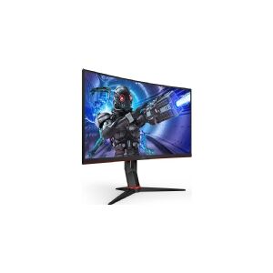 AOC   Gaming C32G2ZE/BK - LED-Skærm - Curved - 31.5 (1920 x 1080) - @240Hz - VA-panel - 1ms   Sort/Rød