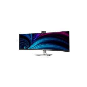 Philips 49B2U5900CH - 5000 Series - LED-skærm - kurvet - USB - 49 (48.8 til at se) - 5120 x 1440 Dual Quad HD @ 75 Hz - VA - 400 cd/m² - 3000:1 - DisplayHDR 400 - 4 ms - 2xHDMI, DisplayPort, USB-C - højtalere - sort