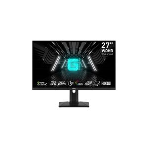 MSI G274QPXDE - LED-skærm - gaming - 27 - 2560 x 1440 WQHD @ 240 Hz - Fast IPS - 400 cd/m² - 1000:1 - DisplayHDR 400 - 1 ms - 2xHDMI, DisplayPort, USB-C - sort