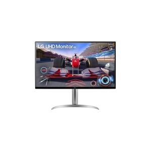 LG Electronics LG 32UQ750P-W - LED-skærm - 32 (31.5 til at se) - 3840 x 2160 4K @ 144 Hz - VA - 400 cd/m² - 2500:1 - HDR10 - 4 ms - 2xHDMI, DisplayPort, USB-C - højtalere