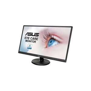 ASUS VA249HE - LED-skærm - 23.8 - 1920 x 1080 Full HD (1080p) @ 60 Hz - VA - 250 cd/m² - 3000:1 - 5 ms - HDMI, VGA - sort