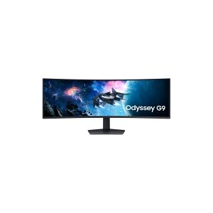 Samsung Odyssey G9 S49CG950EU - G95C Series - LED-skærm - gaming - kurvet - 49 - 5120 x 1440 Dual Quad HD @ 240 Hz - VA - 450 cd/m² - 2500:1 - DisplayHDR 1000 - 1 ms - 2xHDMI, DisplayPort - sort