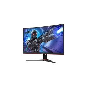 AOC Gaming C27G2ZE/BK - LED-skærm - gaming - kurvet - 27 - 1920 x 1080 Full HD (1080p) @ 240 Hz - VA - 300 cd/m² - 3000:1 - 0.5 ms - 2xHDMI, DisplayPort - sort, rød