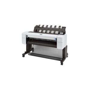 HP DesignJet T1600 - 36 stor-format printer - farve - blækprinter - Rulle (91,4 cm x 91,4 m), 914 x 1219 mm - 2400 x 1200 dpi - op til 0.32 min./side (mono) / op til 0.32 min./side (farve) - kapacitet: 1 rulle - Gigabit LAN - skærer