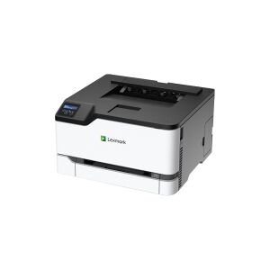 Lexmark C3326dw - Printer - farve - Duplex - laser - A4/Legal - 600 x 600 dpi - op til 24 spm (mono) / op til 24 spm (farve) - kapacitet: 250 ark - USB 2.0, Gigabit LAN, Wi-Fi(n)