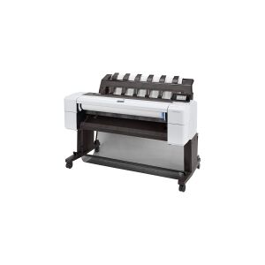 HP DesignJet T1600 - 36 stor-format printer - farve - blækprinter - Rulle (91,4 cm x 91,4 m), 914 x 1219 mm - 2400 x 1200 dpi - op til 3 spm (mono) / op til 3 spm (farve) - kapacitet: 1 rulle - Gigabit LAN - skærer