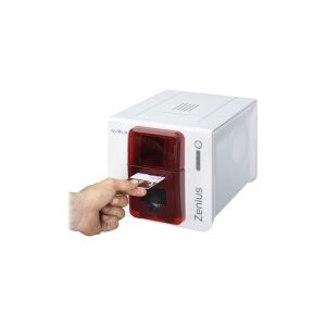 Evolis Zenius Classic line - Plastikkortprinter - farve - blæksubliminering/termisk transfer - CR-80 Card (85.6 x 54 mm) - op til 500 kort/time (mono