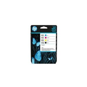 HP 950/951 - 4 pakker - sort, gul, cyan, magenta - original - blækpatron - for Officejet Pro 251dw, 276dw, 8100, 8600, 8610, 8620, 8630