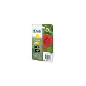 Epson 29XL - 6.4 ml - XL - gul - original - blister - blækpatron - for Expression Home XP-245, 247, 255, 257, 332, 342, 345, 352, 355, 435, 442, 445, 452, 455