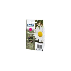 Epson 18 - 3.3 ml - magenta - original - blister med RF/akustisk alarm - blækpatron - for Expression Home XP-212, 215, 225, 312, 315, 322, 325, 412, 415, 422, 425