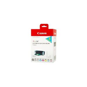 Canon CLI-42 BK/GY/LG/C/M/Y/PC/PM Multipack - 8-pakke - grå, gul, cyan, magenta, lysegrå, fotocyan, fotomagenta - original - blækbeholder - for PIXMA PRO-100, PRO-100S  PIXUS PRO-100