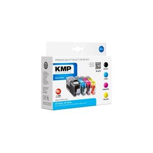 KMP MULTIPACK H147V - 4 pakker - sort, gul, cyan, magenta - kompatibel - blækpatron (alternativ til: HP 934XL, HP 935XL, HP C2P23AE, HP C2P24AE, HP C2P25AE, HP C2P26AE) - for HP Officejet 6812, 6815, 6820  Officejet Pro 6230, 6230 ePrinter, 6830, 6835